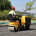 Rolo compactador vibratório automotor de tambor duplo à venda